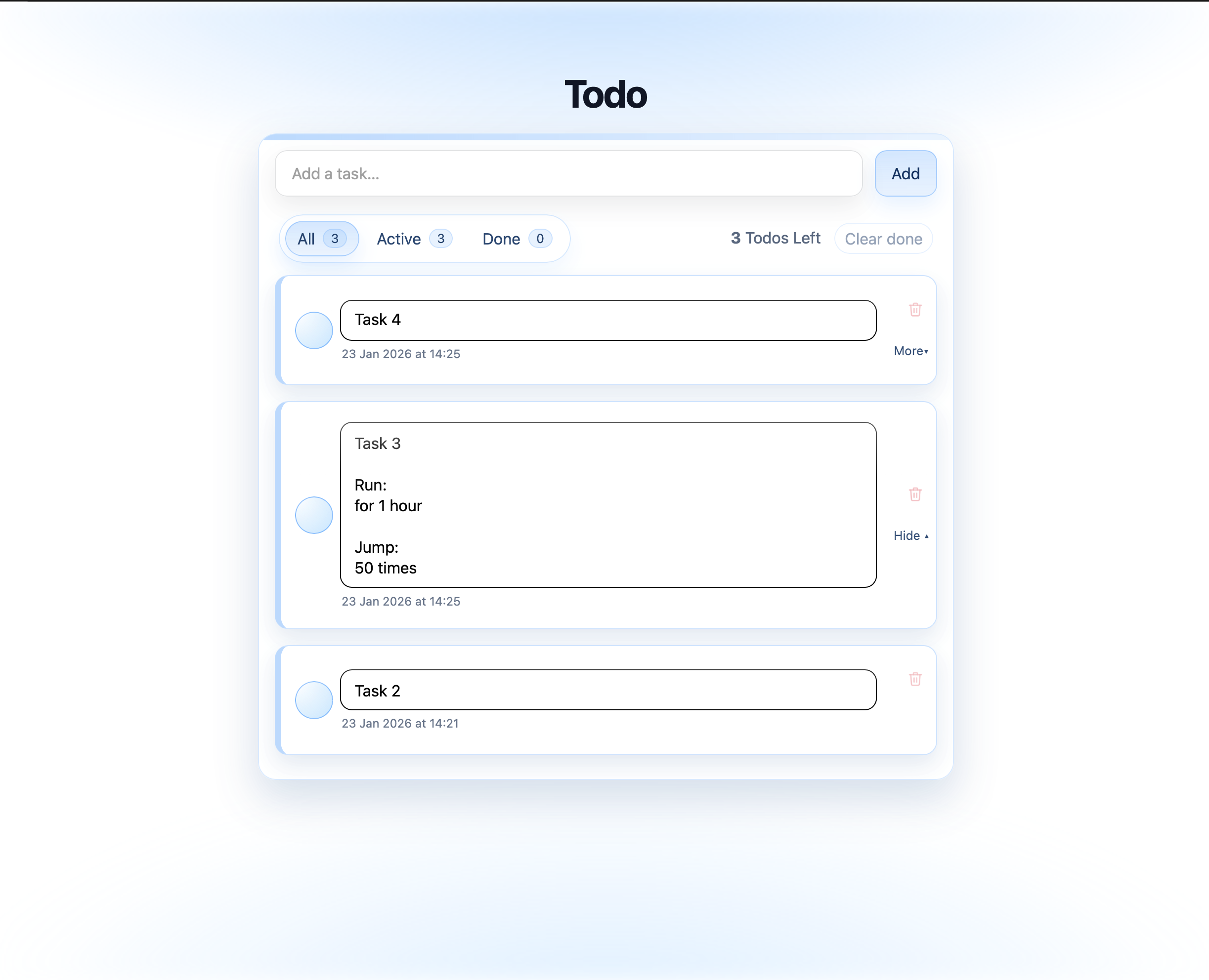 SvelteKit Todo app